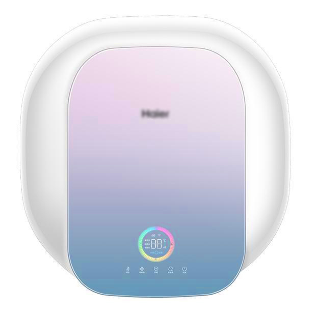 Cool gradient water heater panel